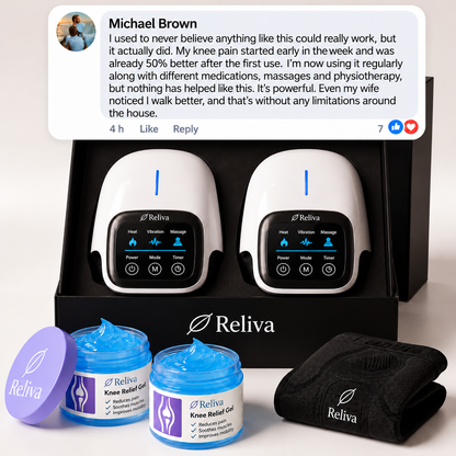 Reliva Heated Knee Massager